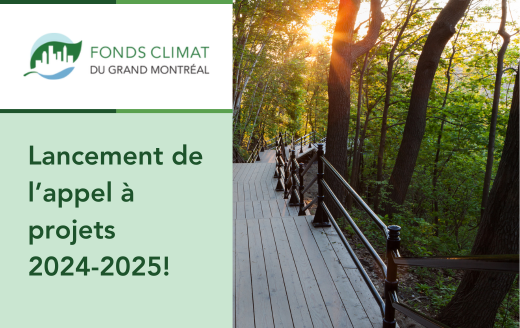 Le Fonds Climat du Grand Montréal lance son 2ème appel à projets!